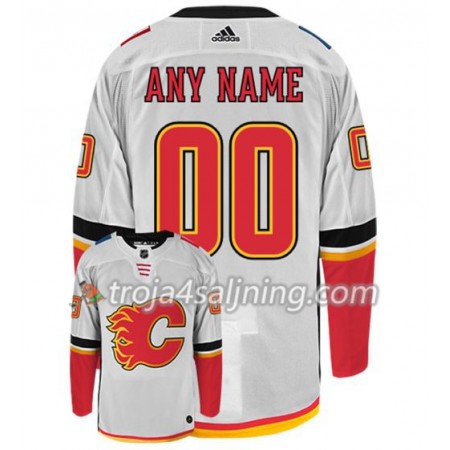 Calgary Flames tröja Customized Adidas Vit Authentic - NHL Tröjor Herr Calgary Flames tröja Customized Adidas Vit Authentic - NHL Tröjor Herr